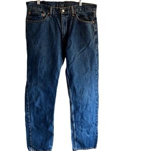 Levi's Men’s 505 Classic Straight Leg 100% Cotton Jeans Size 33x33